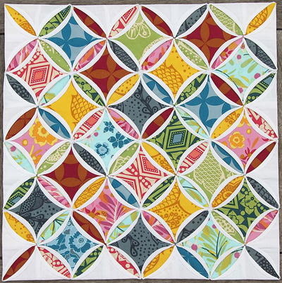 Mini Cathedral Windows Quilt