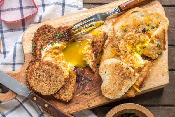Homey Eggs in a Basket