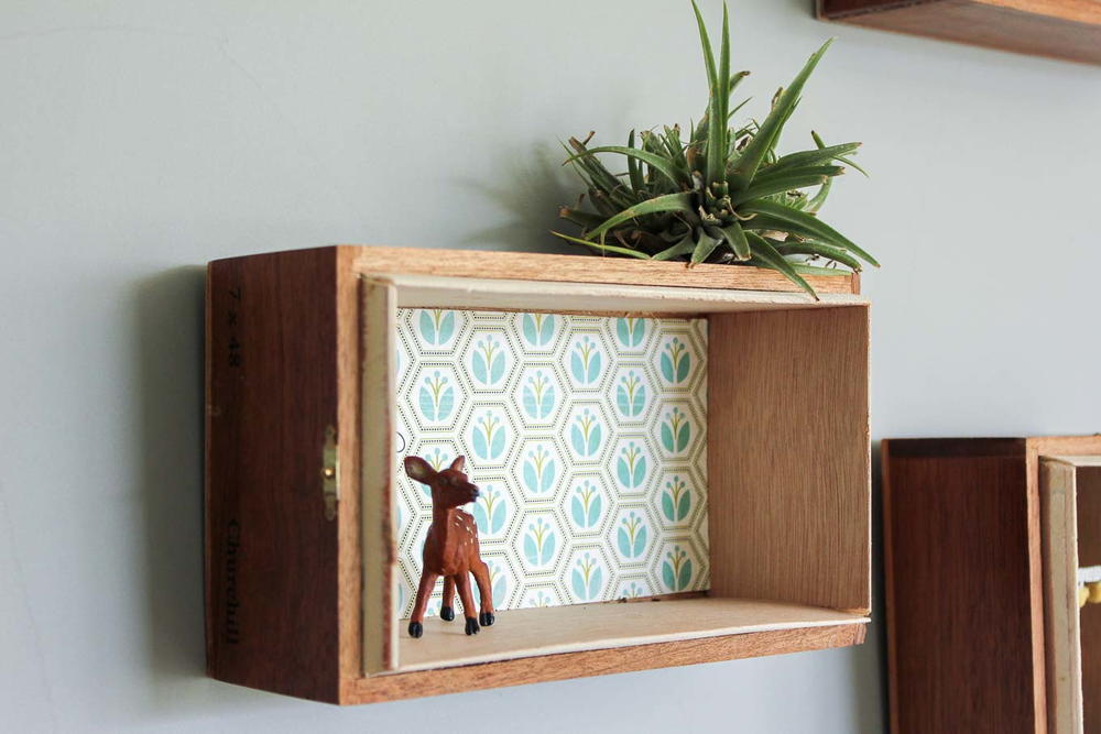 Simple DIY Box Shelves 