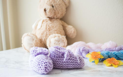 Easy Peasy Baby Booties