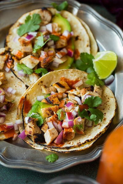 Copycat Grilled Chicken Street Tacos