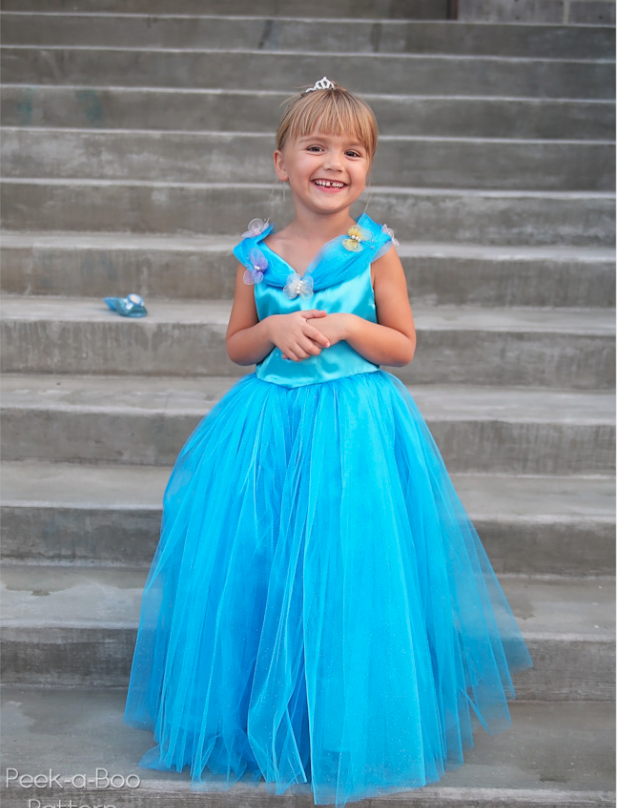 Girls Cinderella Dress Tutorial | AllFreeSewing.com