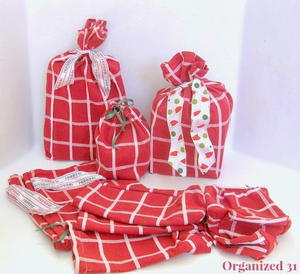DIY Fabric Gift Bags