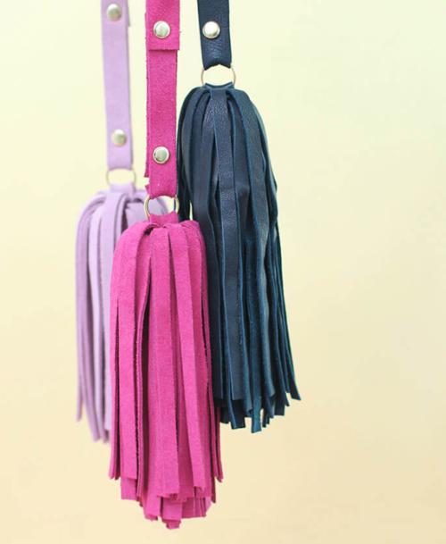 DIY Fringe Tassel Keychain