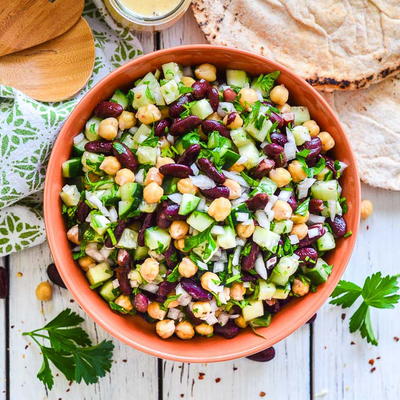 Kidney Bean Salad with Lemon and Parsley