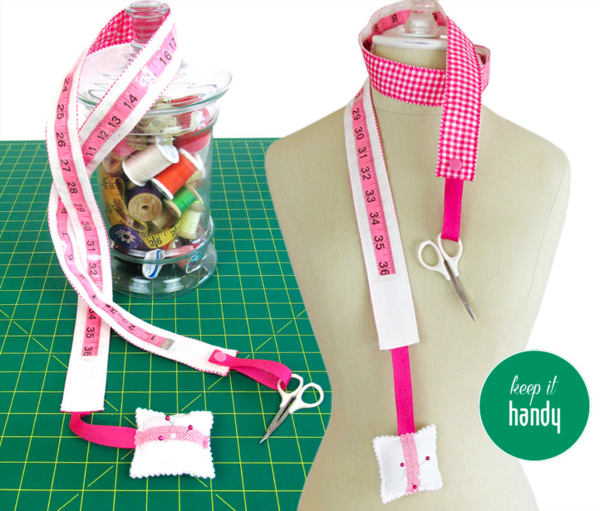 Measuring Tape Neck Strap Sewing Caddy