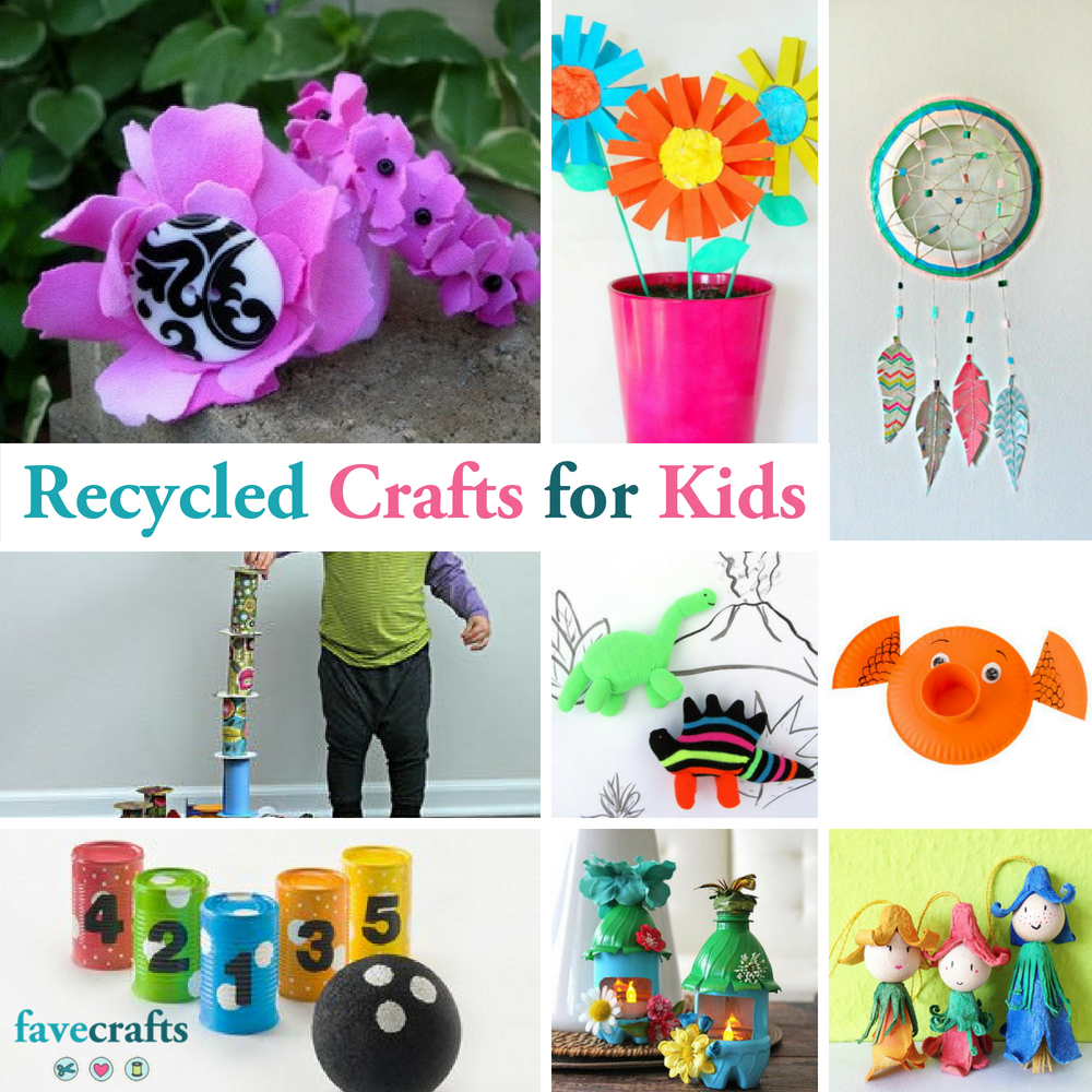 54 Recycled Crafts for Kids | FaveCrafts.com