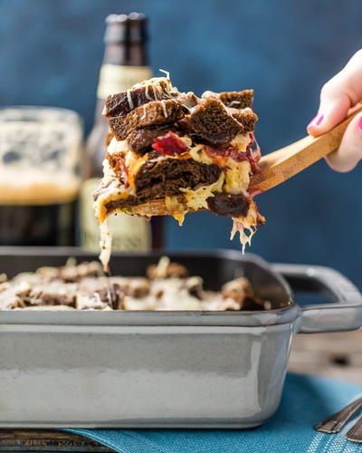 Easy Loaded Reuben Casserole