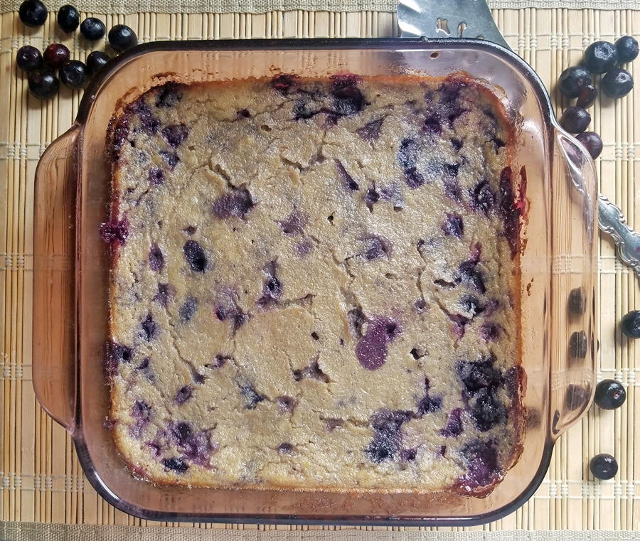 Blueberry Spoon Bread
