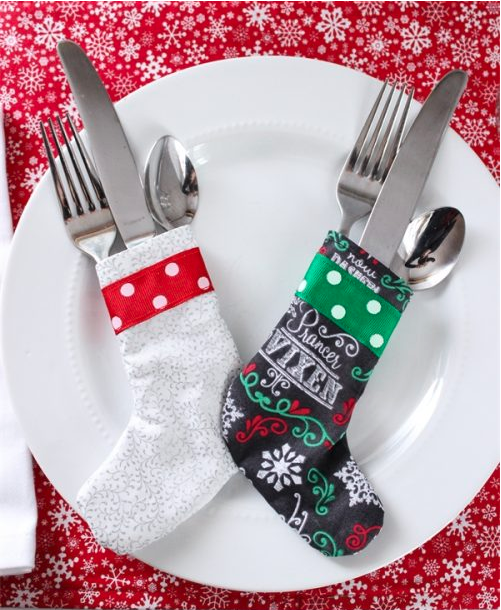 Christmas Utensil Holder Pattern