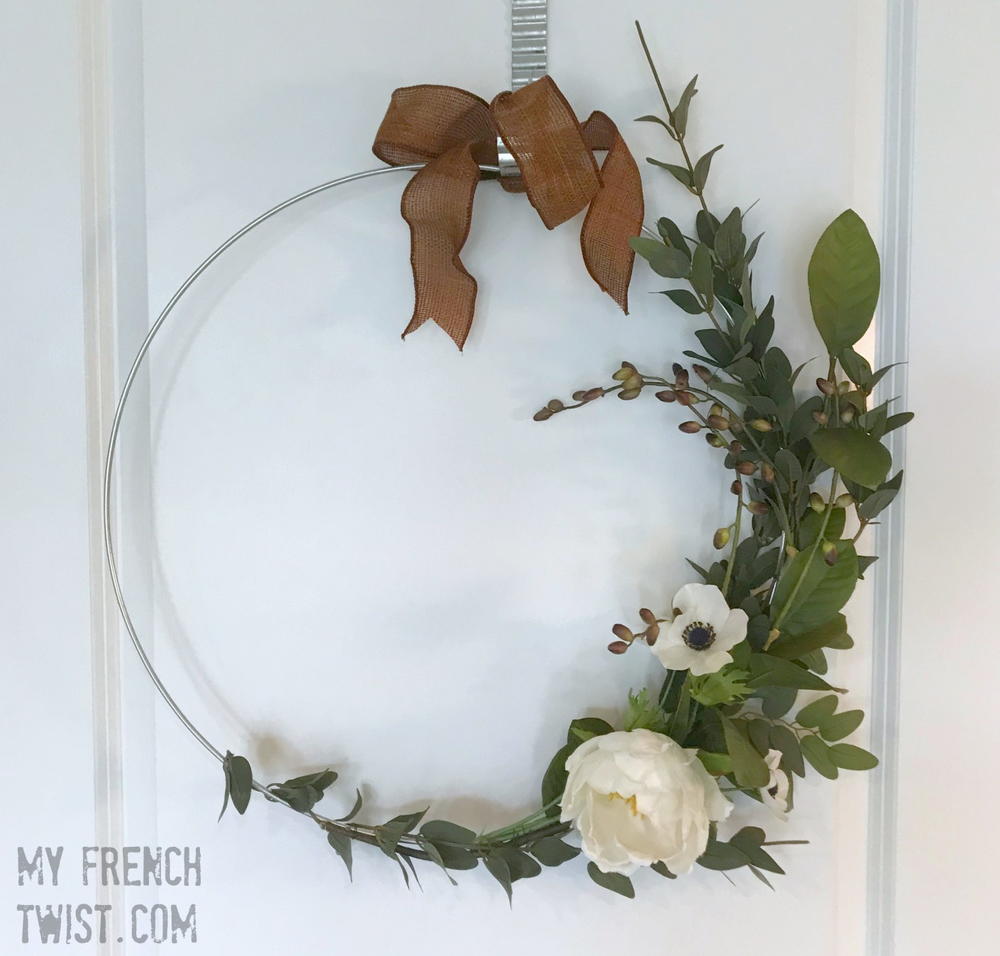 Spring Half Wreath | FaveCrafts.com