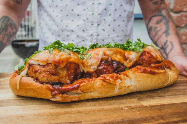 Double XXL Chicken Meatball Sub