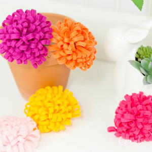 How to Make a Perfect DIY Chrysanthemum Felt Flower