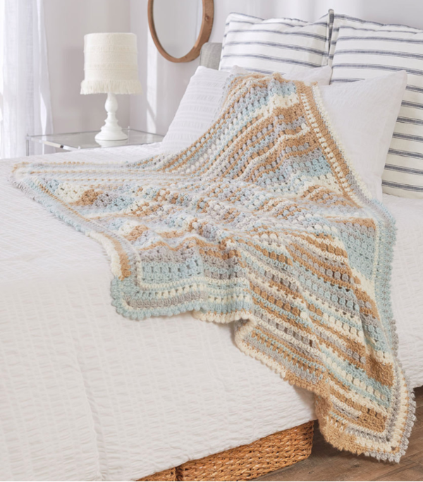 Summer Breeze Crochet Throw Pattern