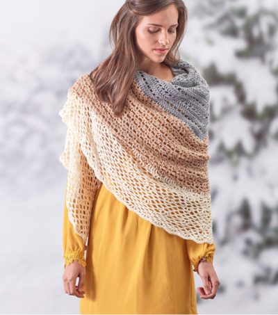 Sensational Free Crochet Shawl Pattern