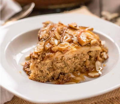 Apple, Pear, and Almond Baked Oatmeal