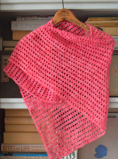 Justine Crochet Prayer Shawl Pattern
