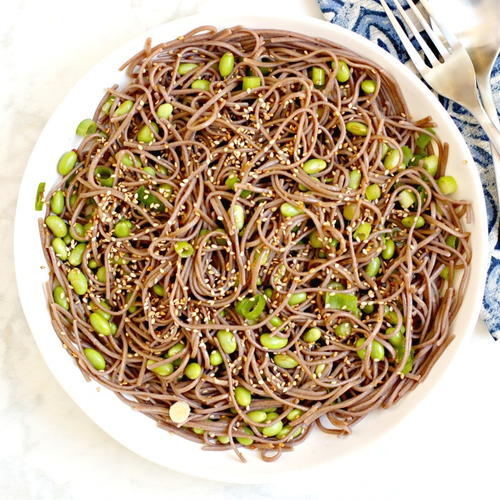 Soba Noodle Salad with Edamame