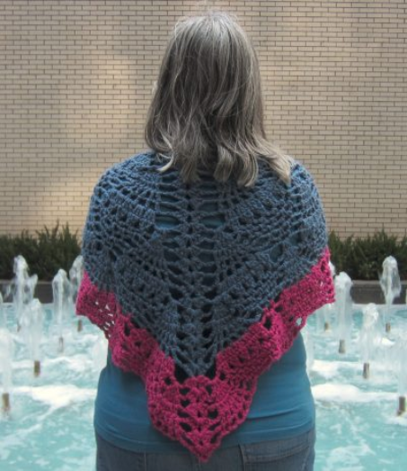Crochet Pineapple Prayer Shawl Pattern