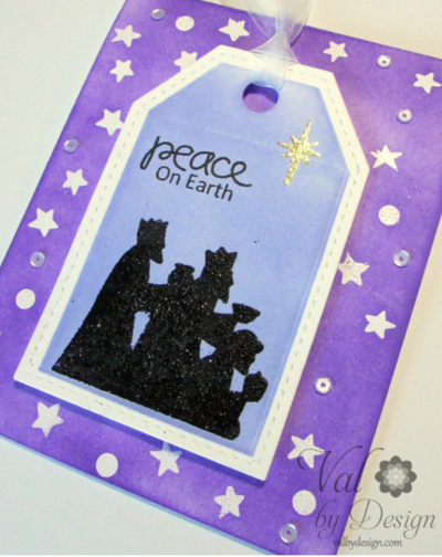 Peace on Earth Card Stamping Idea