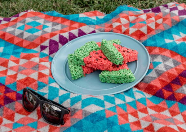 Watermelon Rice Krispies