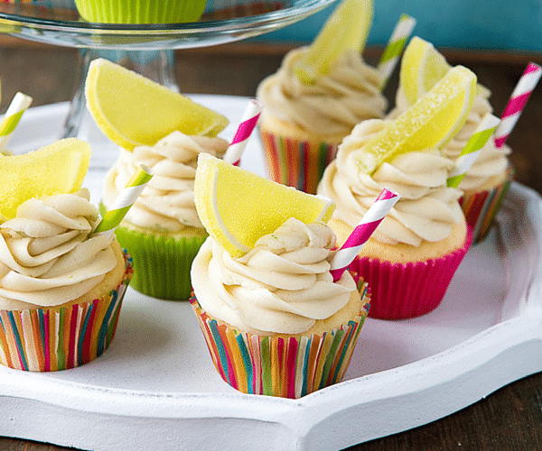 Quick Margarita Cupcakes with Lime Frosting