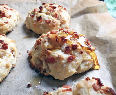 Mind-Blowing Maple Bacon Biscuits