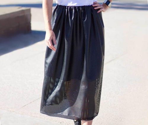 Vogue Vinyl Skirt Tutorial
