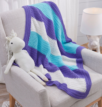 Sweet Squares Adorable Crochet Baby Blanket Pattern