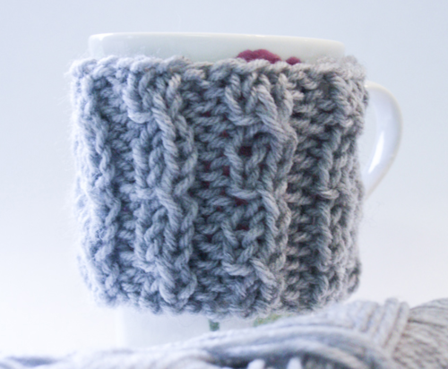 How to Knit a Coffee Cozy