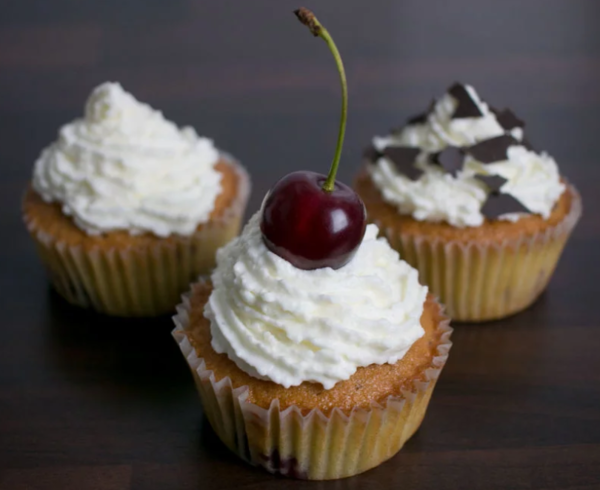Holiday Cheer Cherry Eggnog Cupcake Recipe