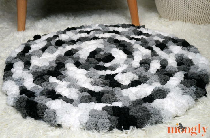 Super Easy Non Slip Pom Pom Rug Favecrafts Com