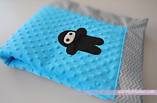 Ninja Minky Baby Blanket Pattern
