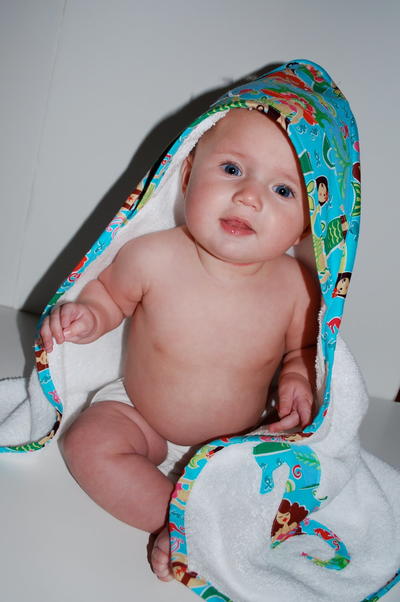 DIY Hooded Baby Towel