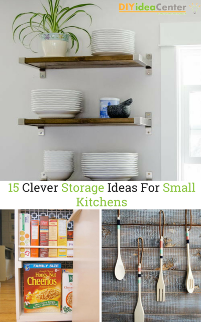 15 Clever Storage Ideas For Small Kitchens Diyideacenter Com