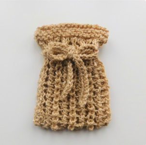 Knitted Net Gift Pouch