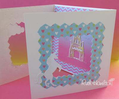 3 Fold Pretty Princess DIY Card
