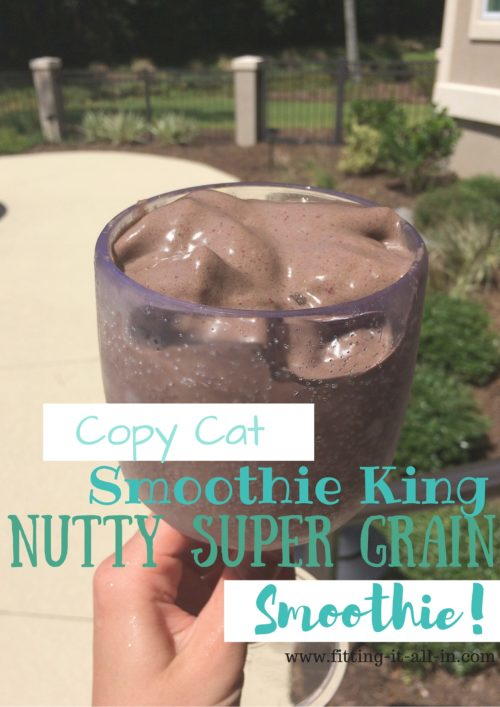 Copycat Smoothie King Nutty Super Grain Smoothie
