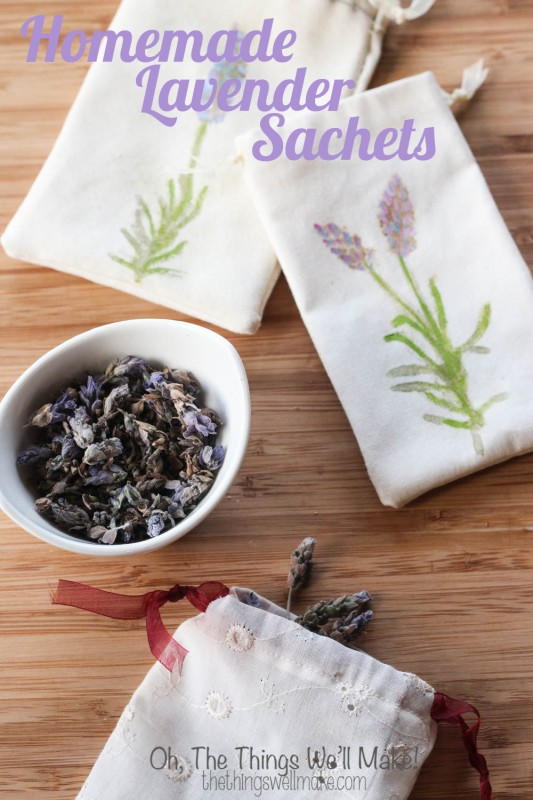 Homemade Lavender Sachets