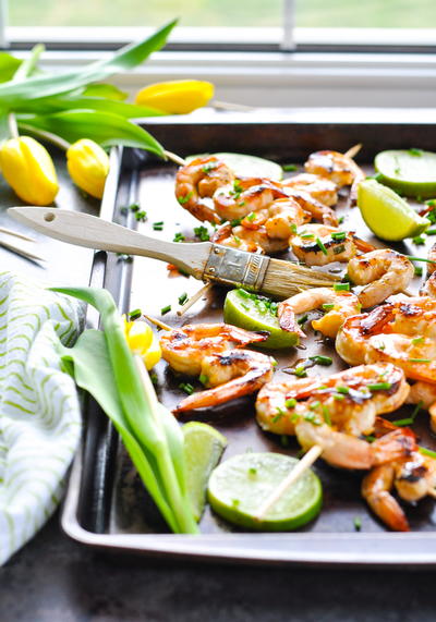 Grilled Honey Lime Shrimp