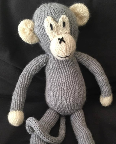Charlie The Monkey Cushion Knitting Patterns Knitting Sewing Fiber Safarni Org