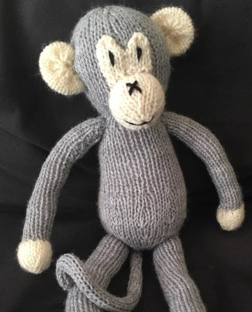 Knit Monkey Toy AllFreeKnitting