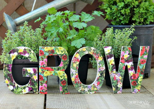 Grow Garden Sign DIY