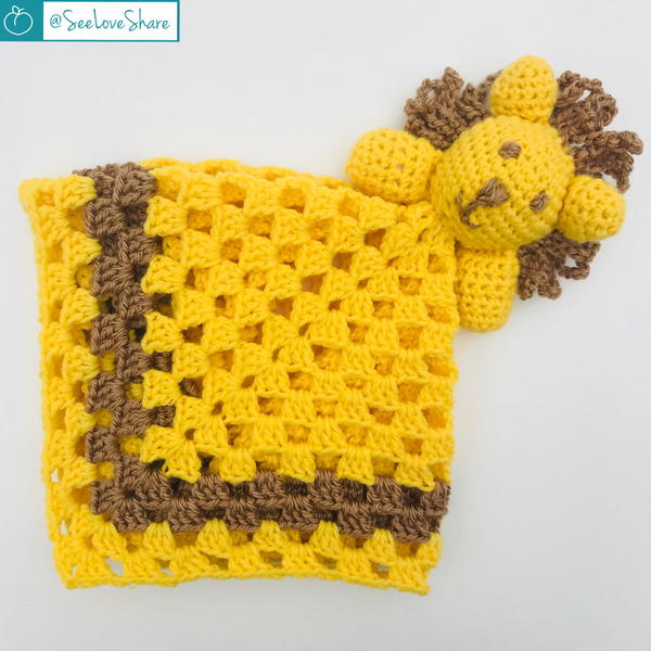 Crochet Lion Lovie