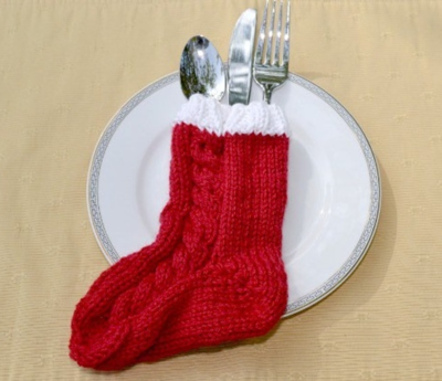 Knit Utensil Stockings
