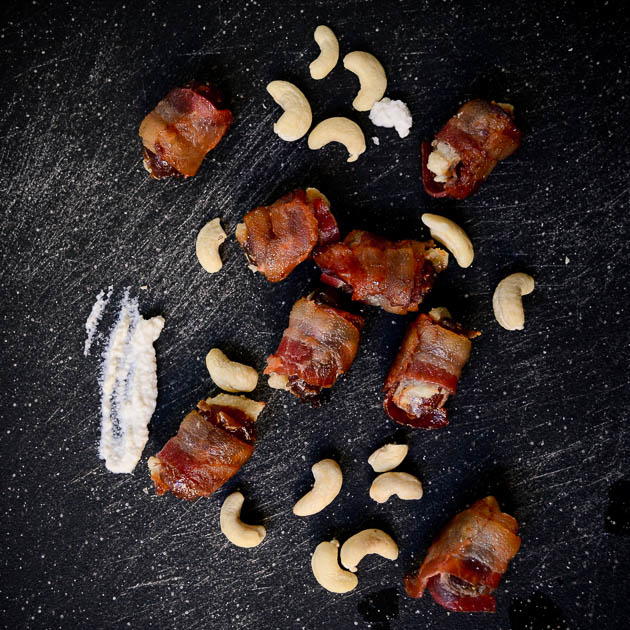 Bacon Wrapped Dates Stuffed