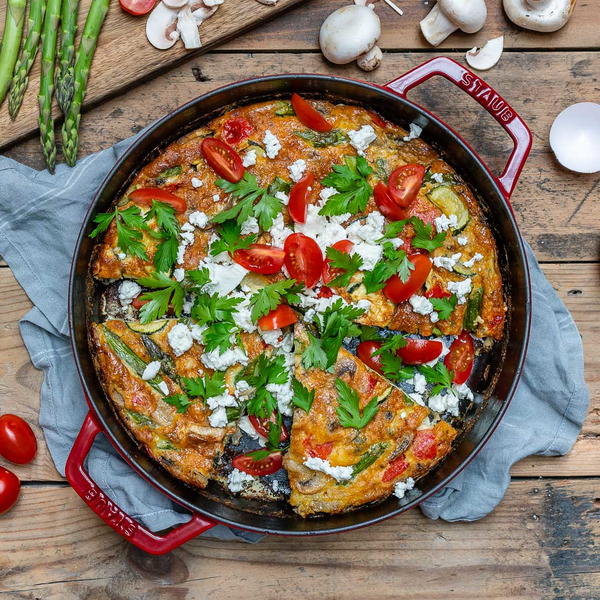 Easy Vegetable Frittata Recipe 