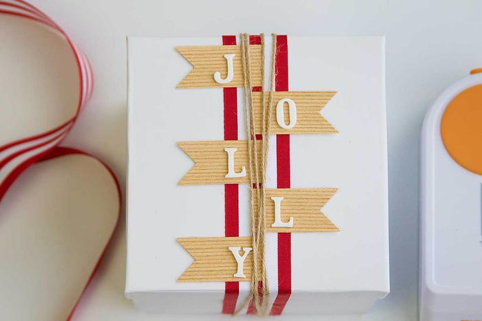 Homemade Christmas Present Toppers | CheapThriftyLiving.com