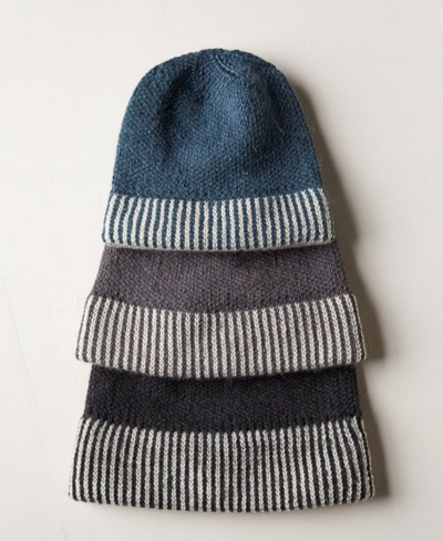 Striped Cuff Hat