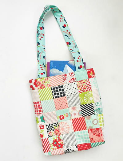 Mini Charm Library Bag | AllFreeSewing.com